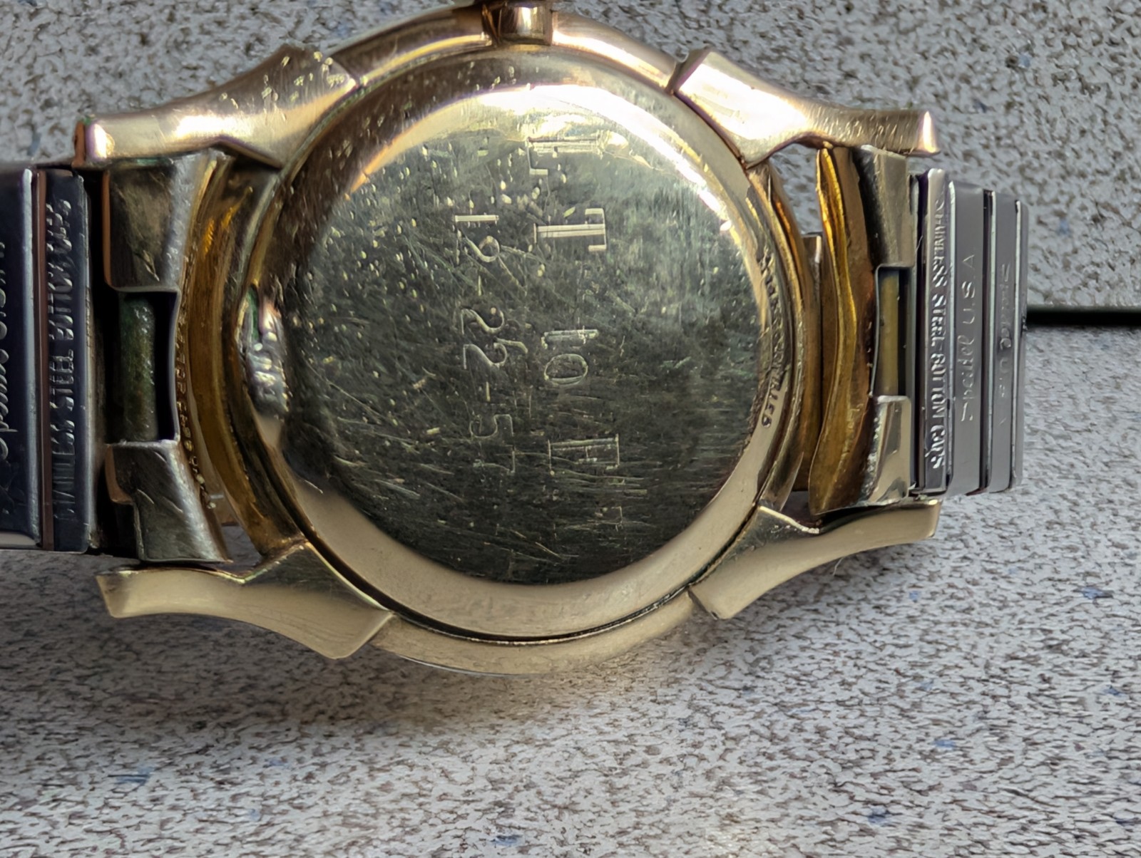 DEFECTIVE c1950 UNIQUE 23J ELGIN FUTURA MYSTERY DIAL WATCHINOUT BOX PAPE G3D