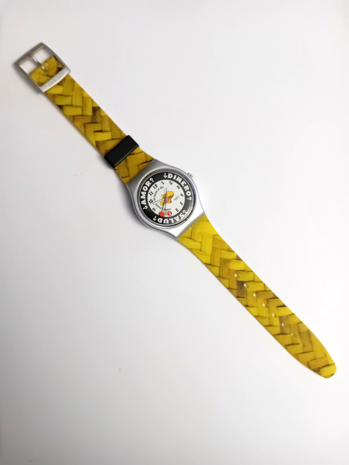 Swatch Standard Gent Sombrero GM143 1998 Vintage 90s Wrist Watch NOS
