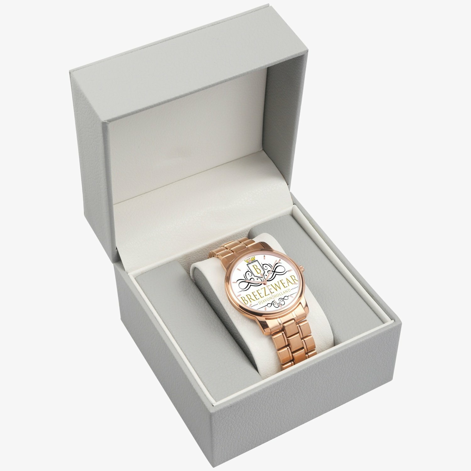 Breezewear Folding Clasp Type Stainless Steel Quartz Watch (With Indicators)