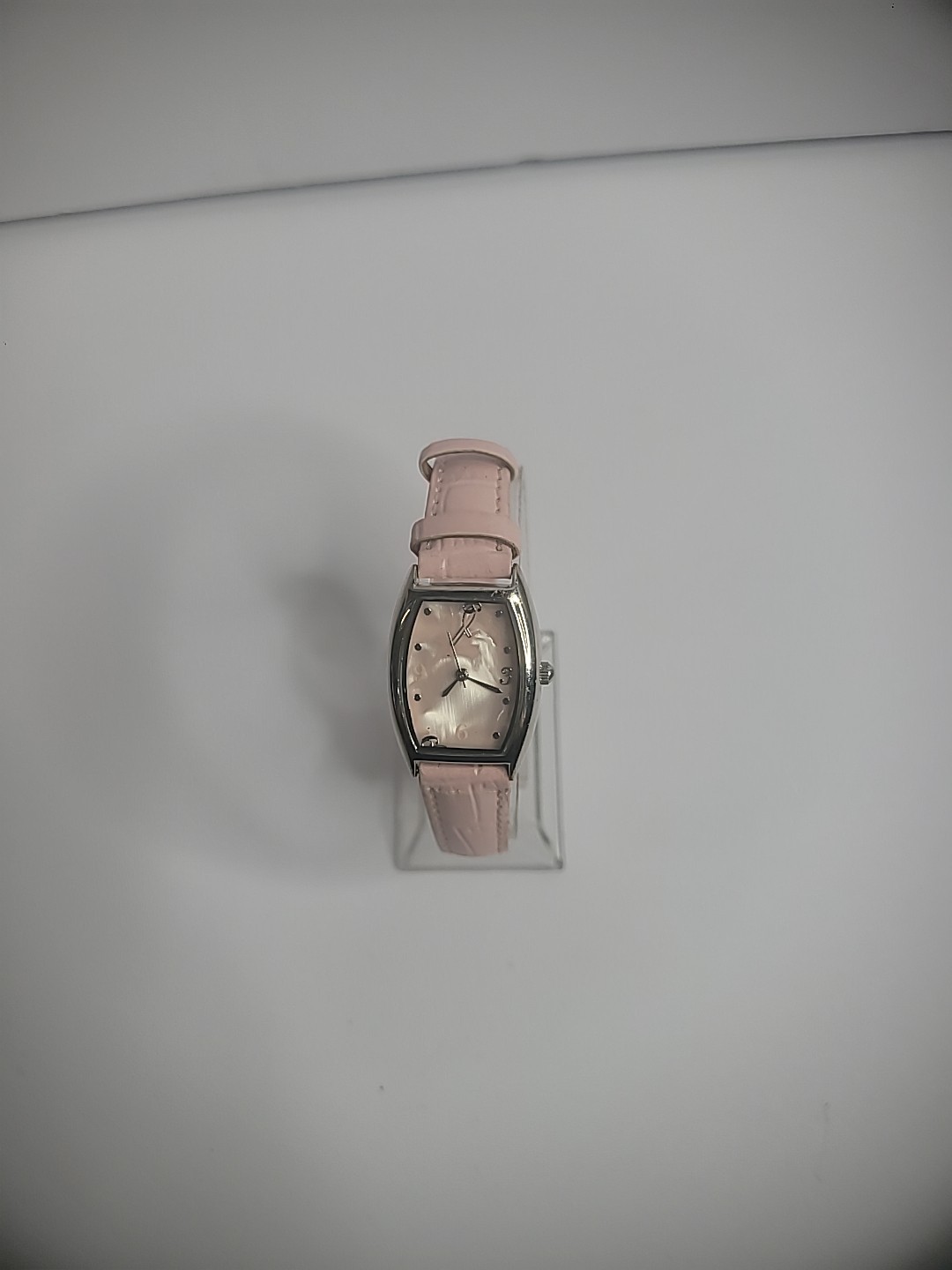 Vintage Wristwatch Watch Womens Pink Breast Cancer Awareness Jewelry Costume