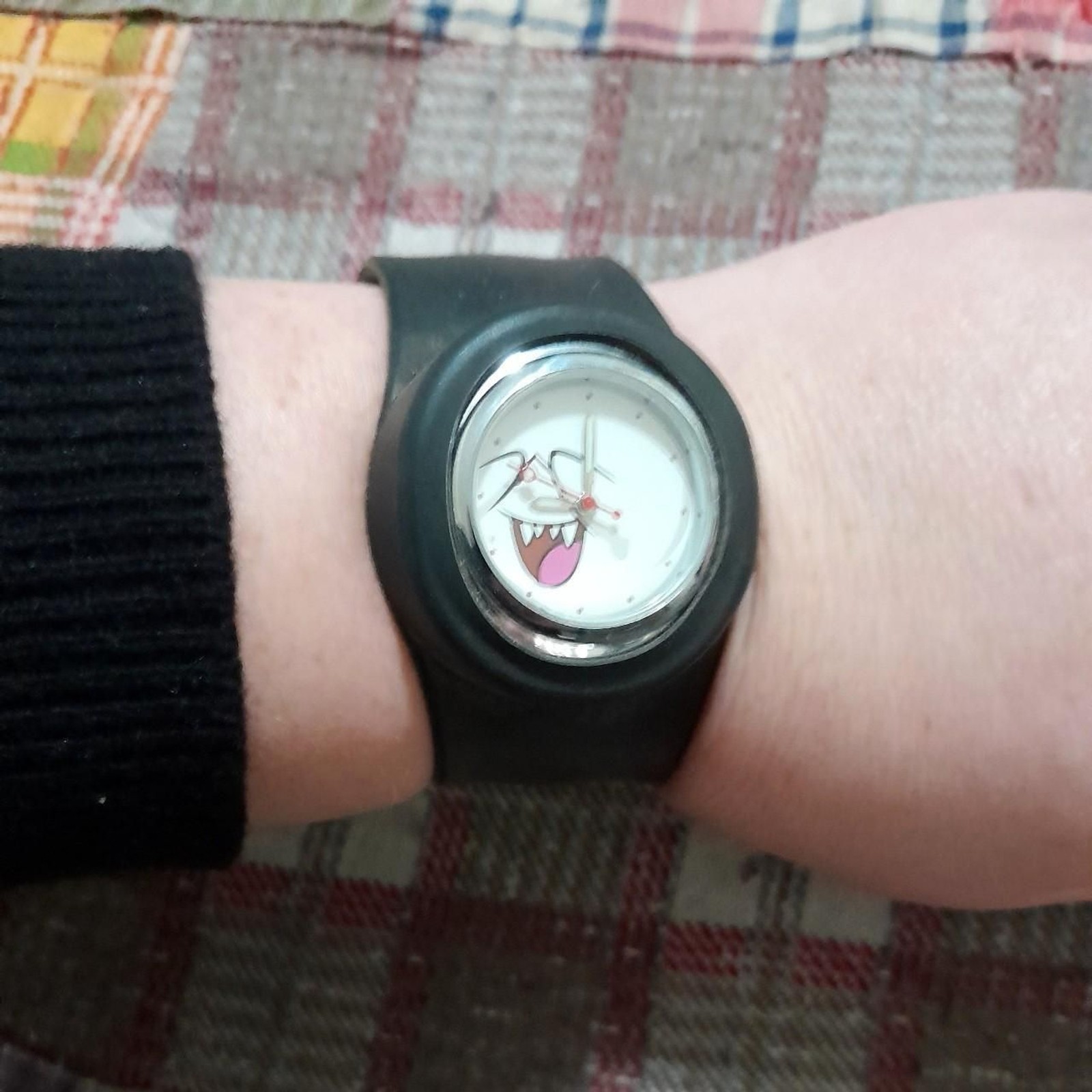 Nintendo Men’s Black and White Watch