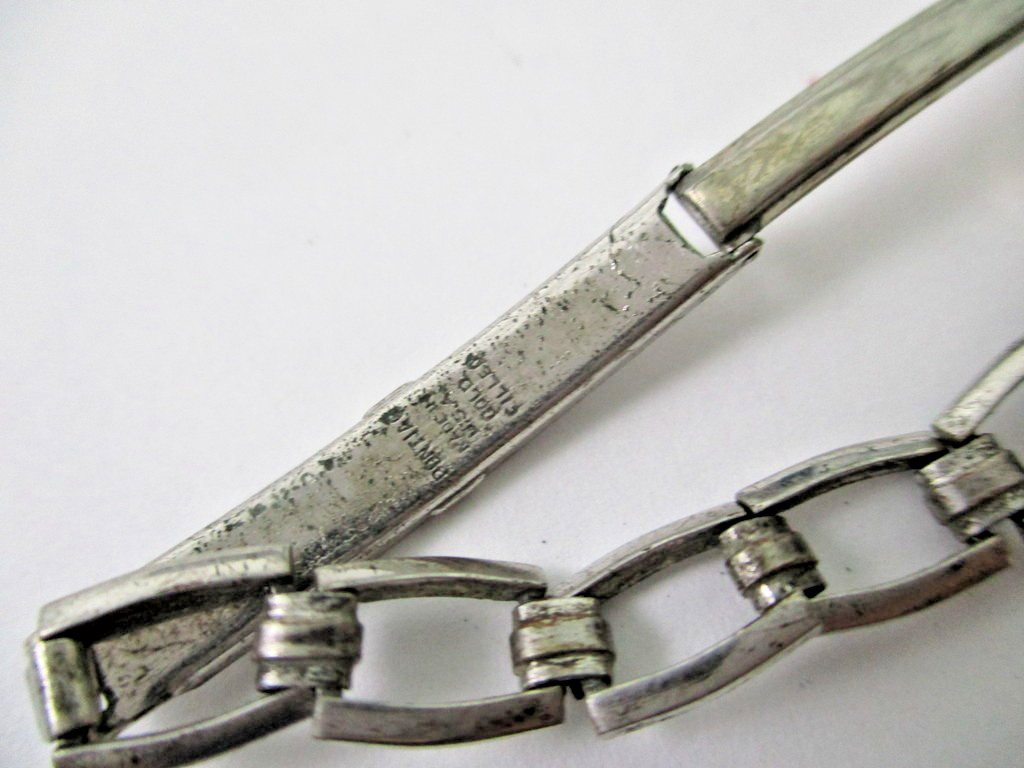 Vintage 1920s SLEDA Swiss Art Deco Watch – 15J 2 Adj – 14K RGP White Gold Case