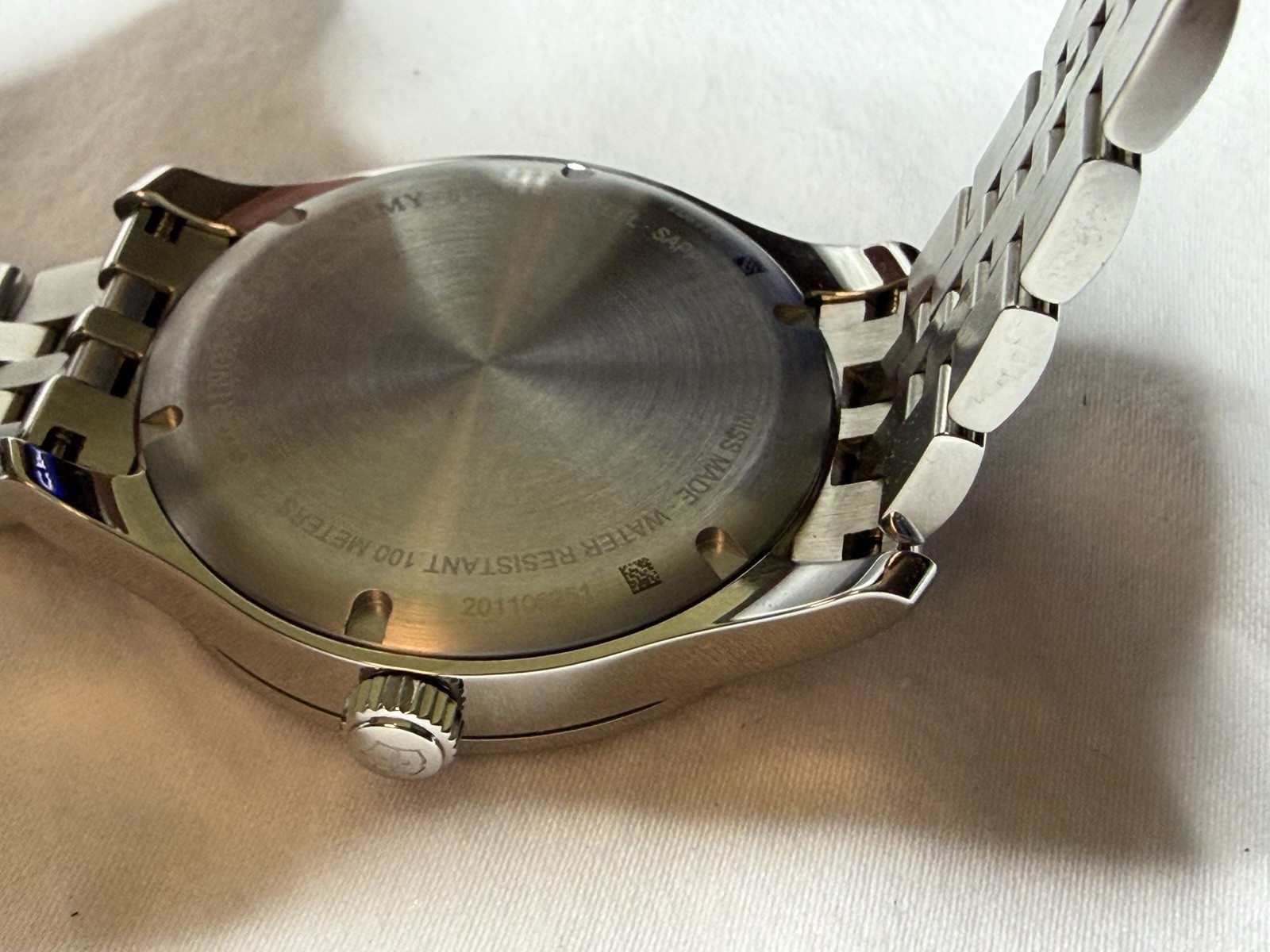 Victorinox Swiss Army Men’s Watch 40mm Silver Tone SS Bracelet Quartz 241801