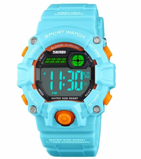 FeiWen Girl’s Fashion Multifunction Sport Watch Plastic Case with Rubber Band