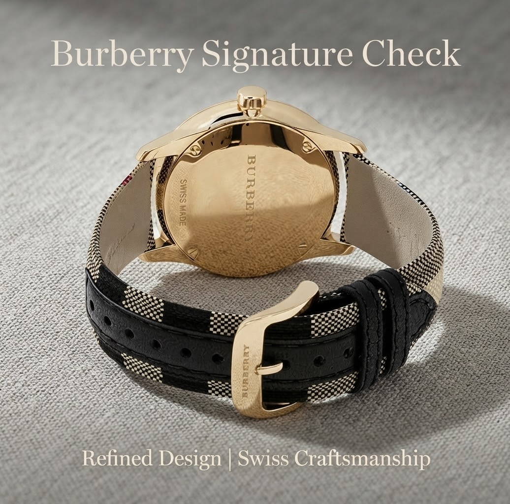 Burberry BU10001 40mm Swiss Fabric Ladies Wristwatch