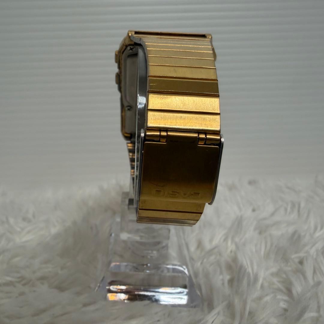 Rare CASIO DBC-610 Data Bank Gold Vintage Watch Functional