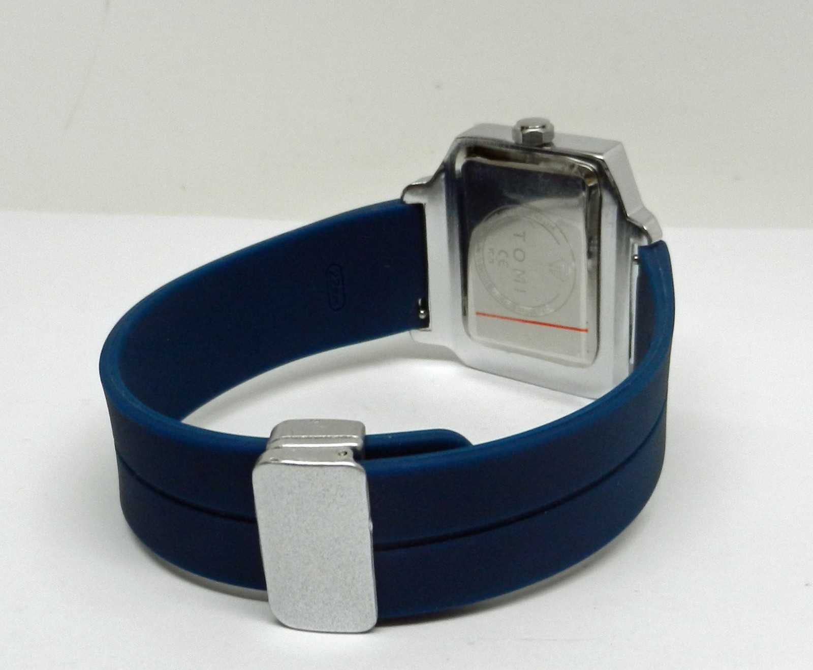 Men’s Remaster02 40mm Rectangular Blue Dial Brushed Finish Faceted Crystal Watch