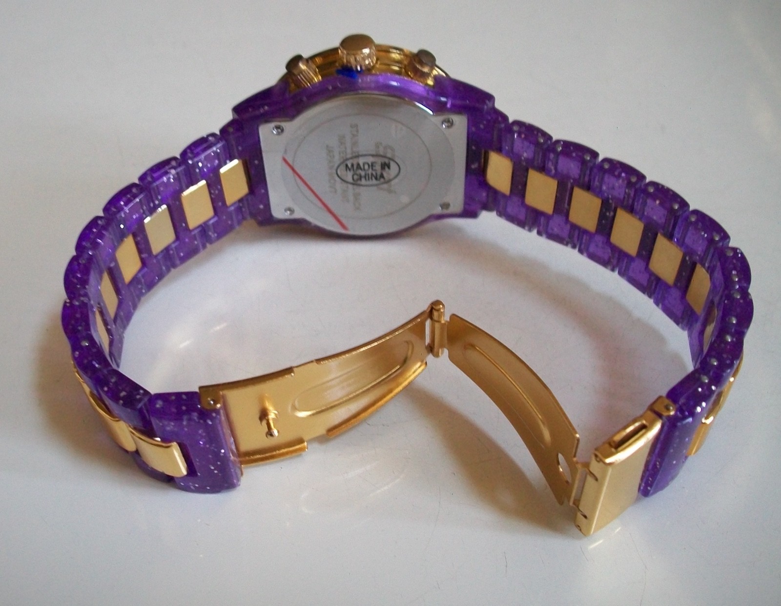 Pancreatic cancer Awareness Purple Ribbon (also symbol for Alzheimer’s) Watch