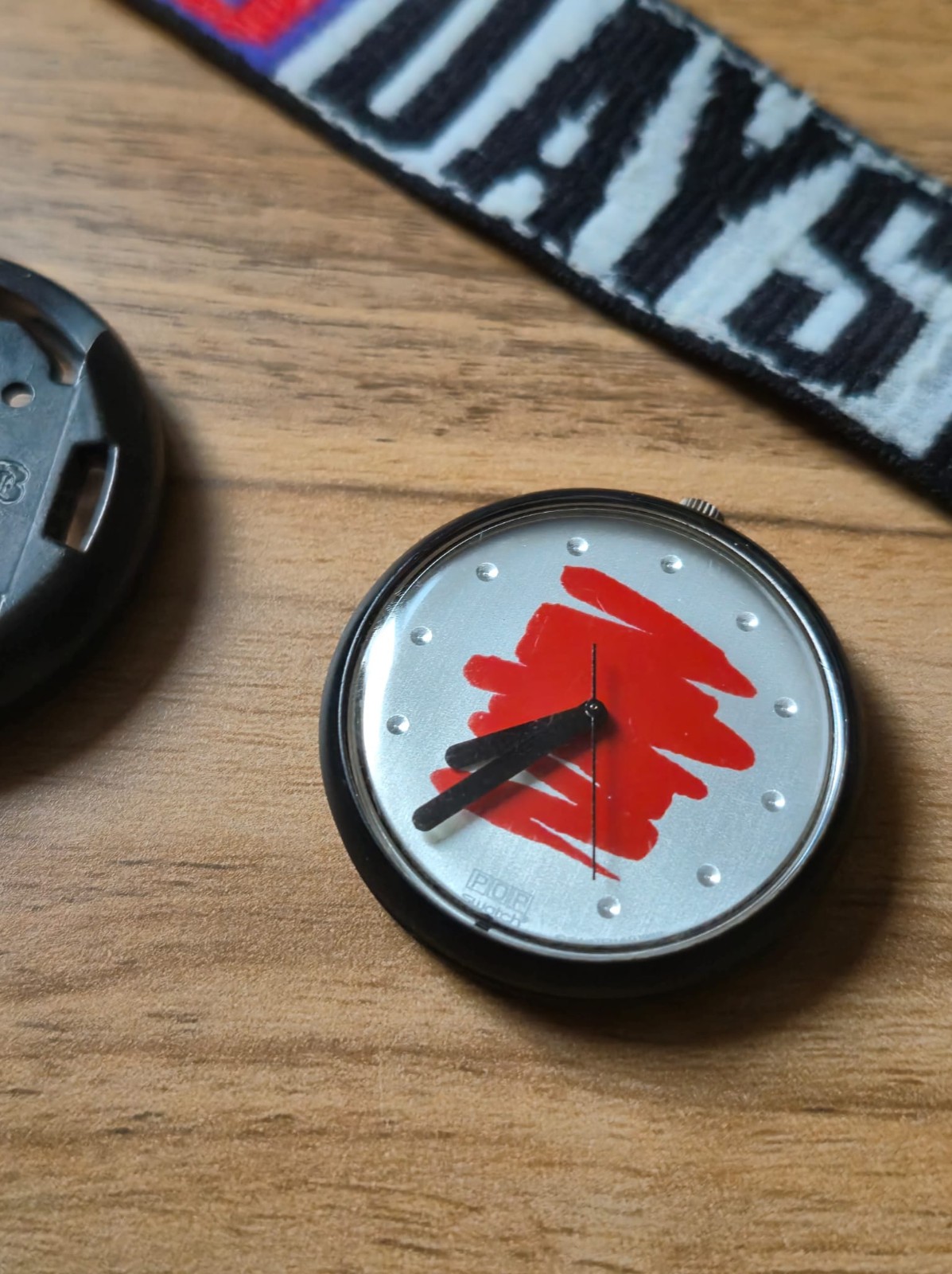 Vintage 1990 Pop Swatch called red eye PWBB140