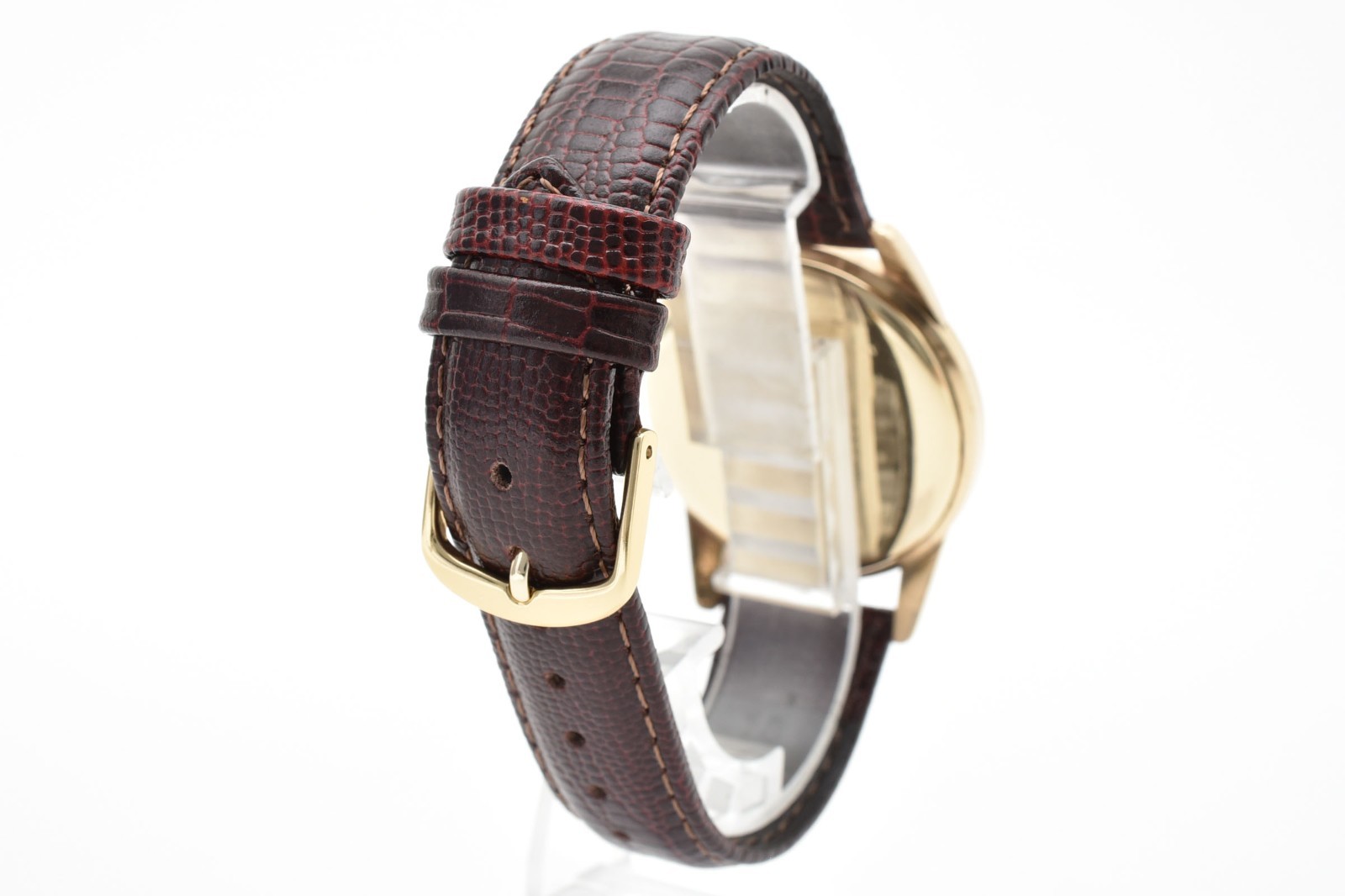 [Exc+5 New Belt] SEIKO Cronos Special 15033 Gold 36mm Men’s Manual Vintage Watch