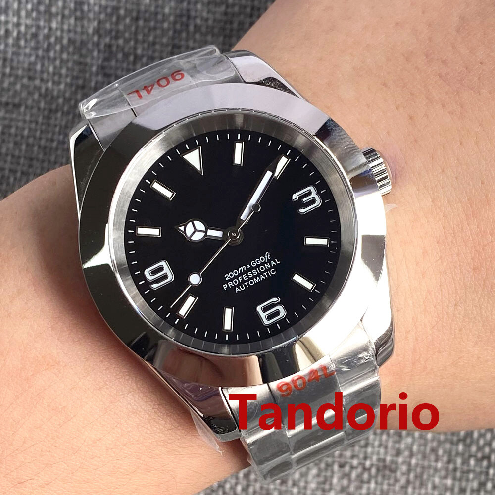 Bliger 36mm/39mm Sapphire Glass NH35A PT5000 Automatic Men Watch Luminous Oyster