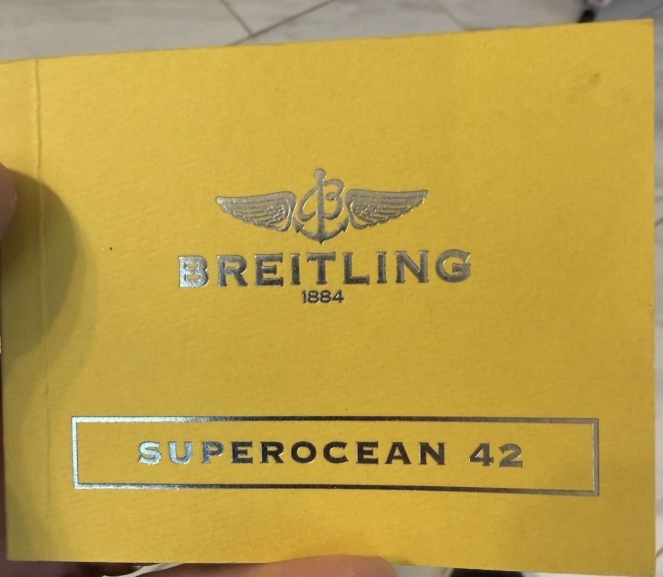 Breitling Superocean 42 Automatic Watch Fresh Service