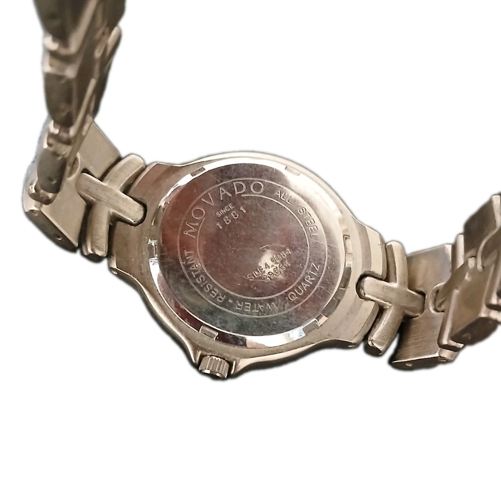 Movado 1881 Series Quartz All Steel Sliver Wrist Watch SLE 4 9884
