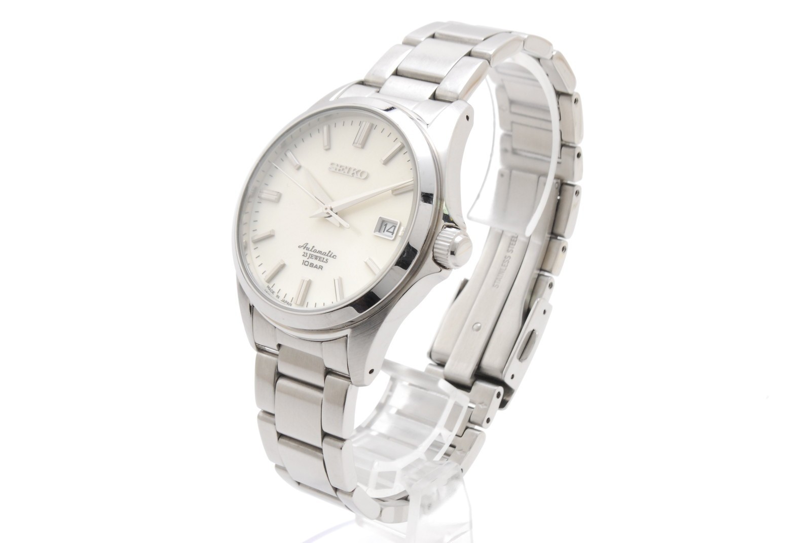 SEIKO 4R35-03X0 SZSB011 Automatic stainless 38mm White Dial Men’s Watch in Box