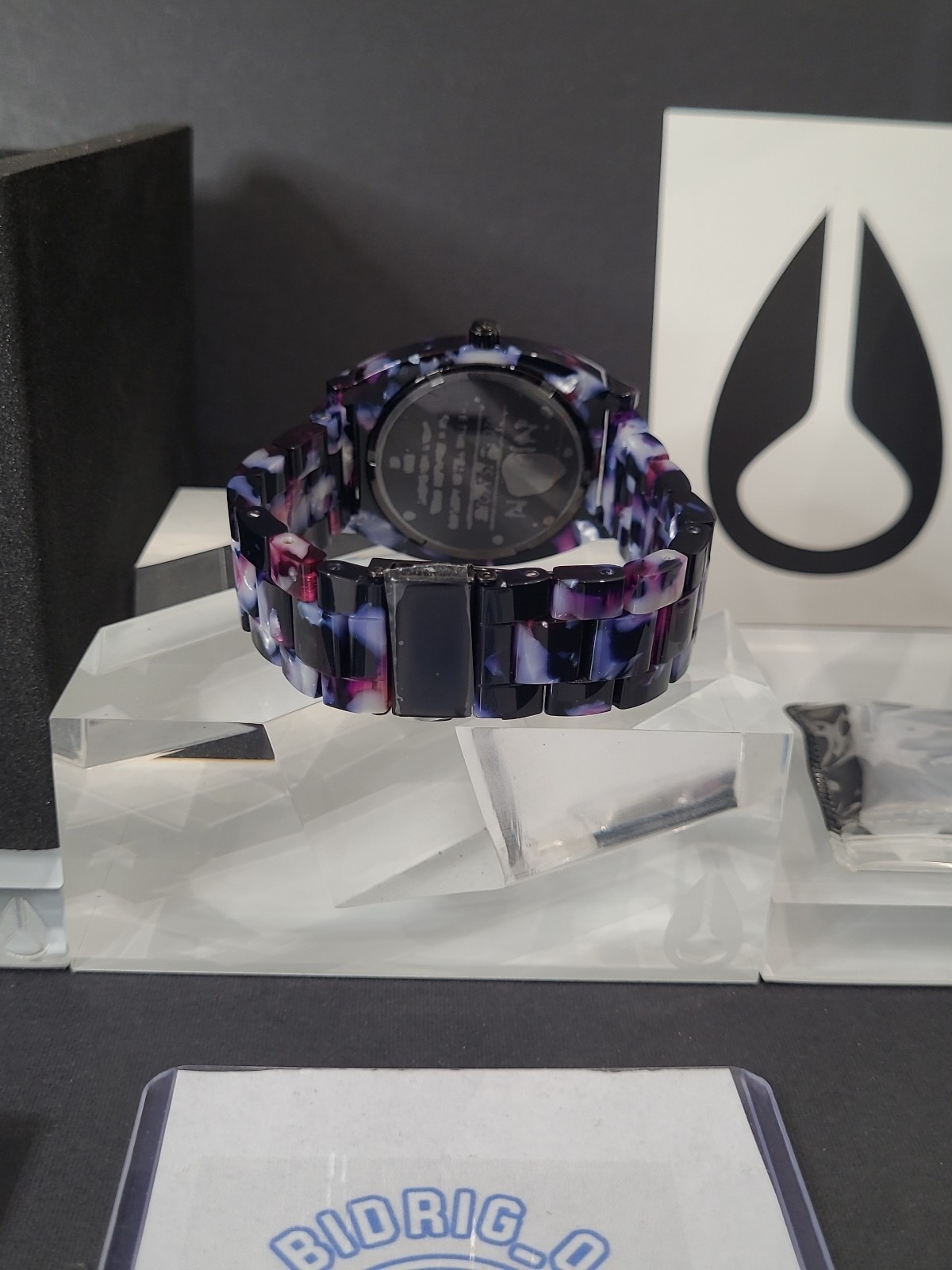 Nixon Medium Time Teller Acetate Black/Multicolor Watch A327-2336