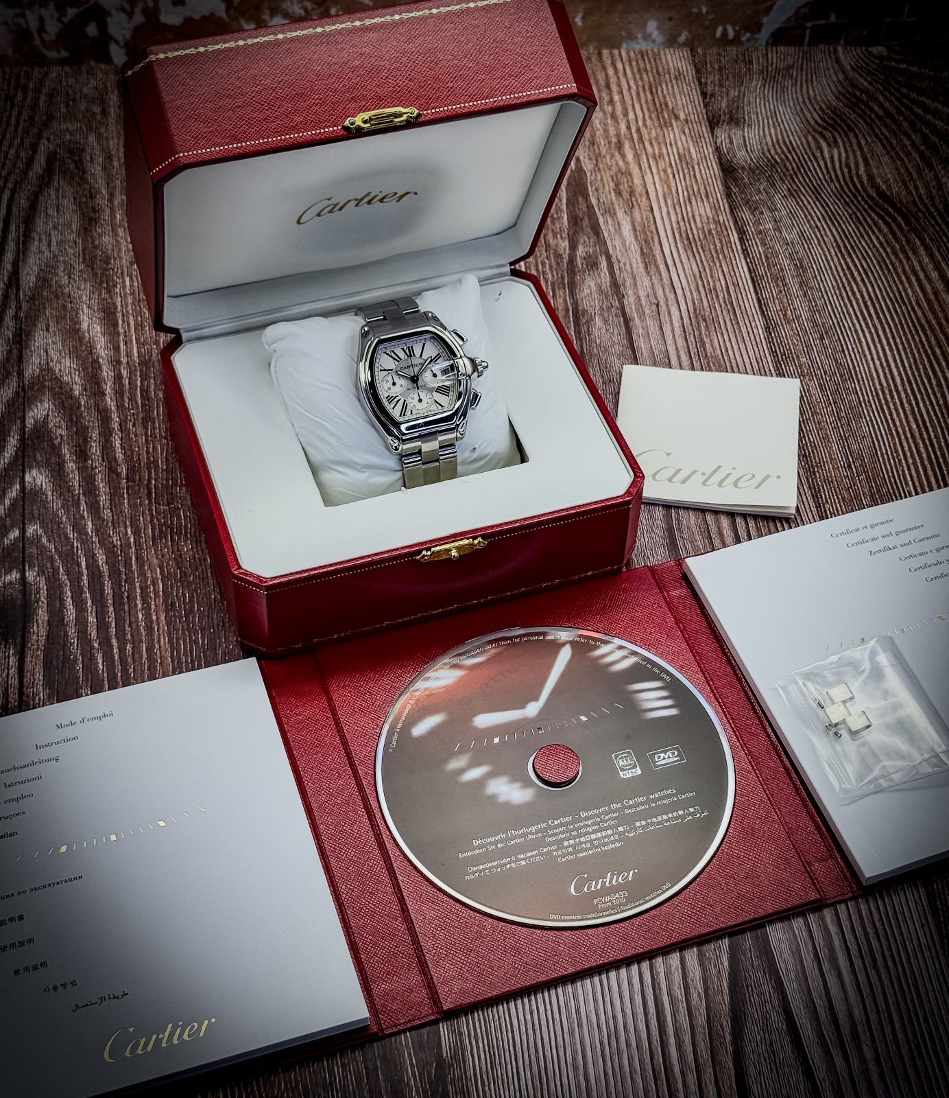 Cartier Roadster Chronograph XL – 2618 – Box & Open Papers