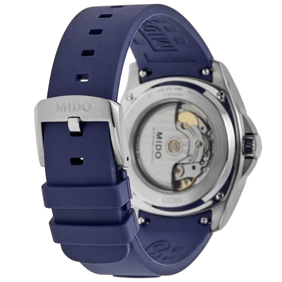 New Mido Multifort TV Big Date Blue Dial Rubber Men’s Watch M049.526.17.041.00