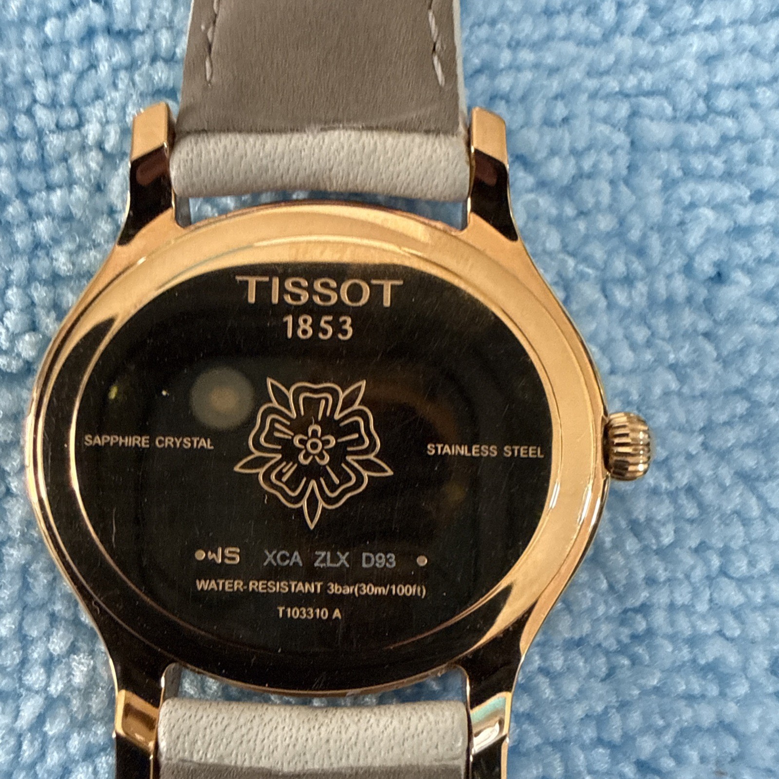 TISSOT BELLA ORA ROSE GOLD PVD OVAL CASE LADIES WATCH T103.310.36.113.01