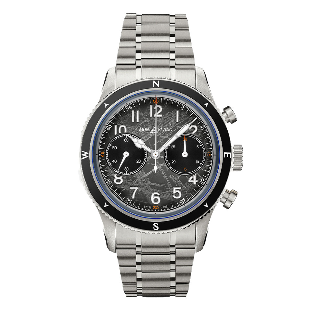Montblanc 1858 Chronograph Zero Oxygen The 8000 Auto Gray Glacier – MB130983 –