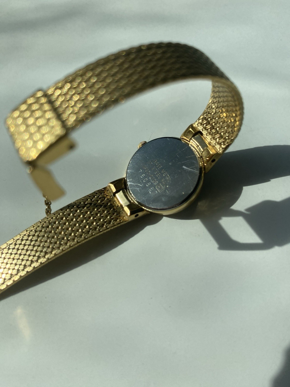 Seiko Round Women’s Quartz Watch Gold Tone/ Working/ New Battery