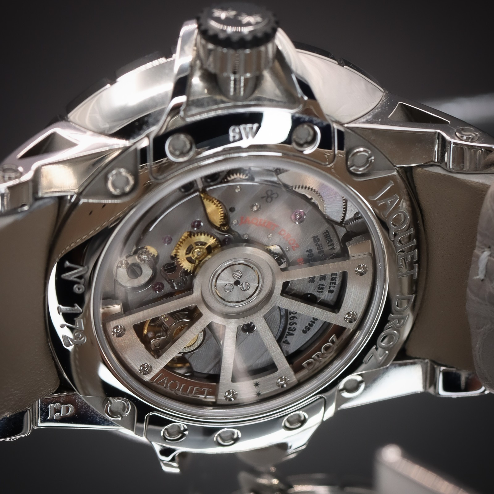 JAQUET DROZ Grande Seconde SW | Stainless Steel | Ref. J029020242 | Full Set