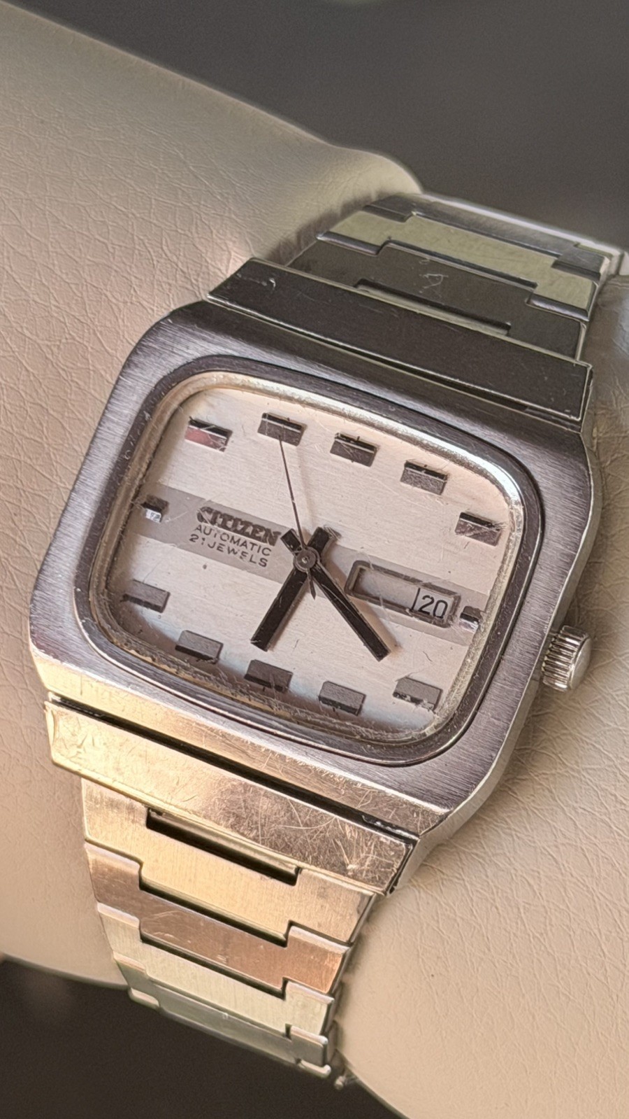 Citizen Manhattan Automatic 21 Jewels TV Dial 36×31 mm Ref. 4-650999