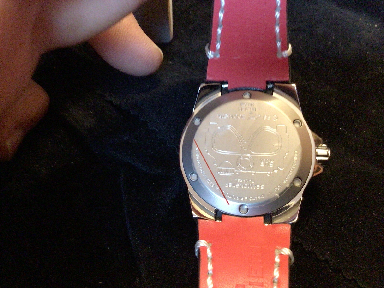BALDIERI WATCH , LADIES, AUTOMATIC, 38MM, Blue SEAMONSTER PANAREA, 20ATM,