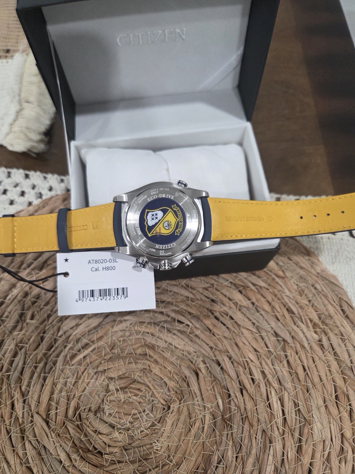 Citizen Eco Drive Blue Angels World Chronograph Watch AT8020-03L
