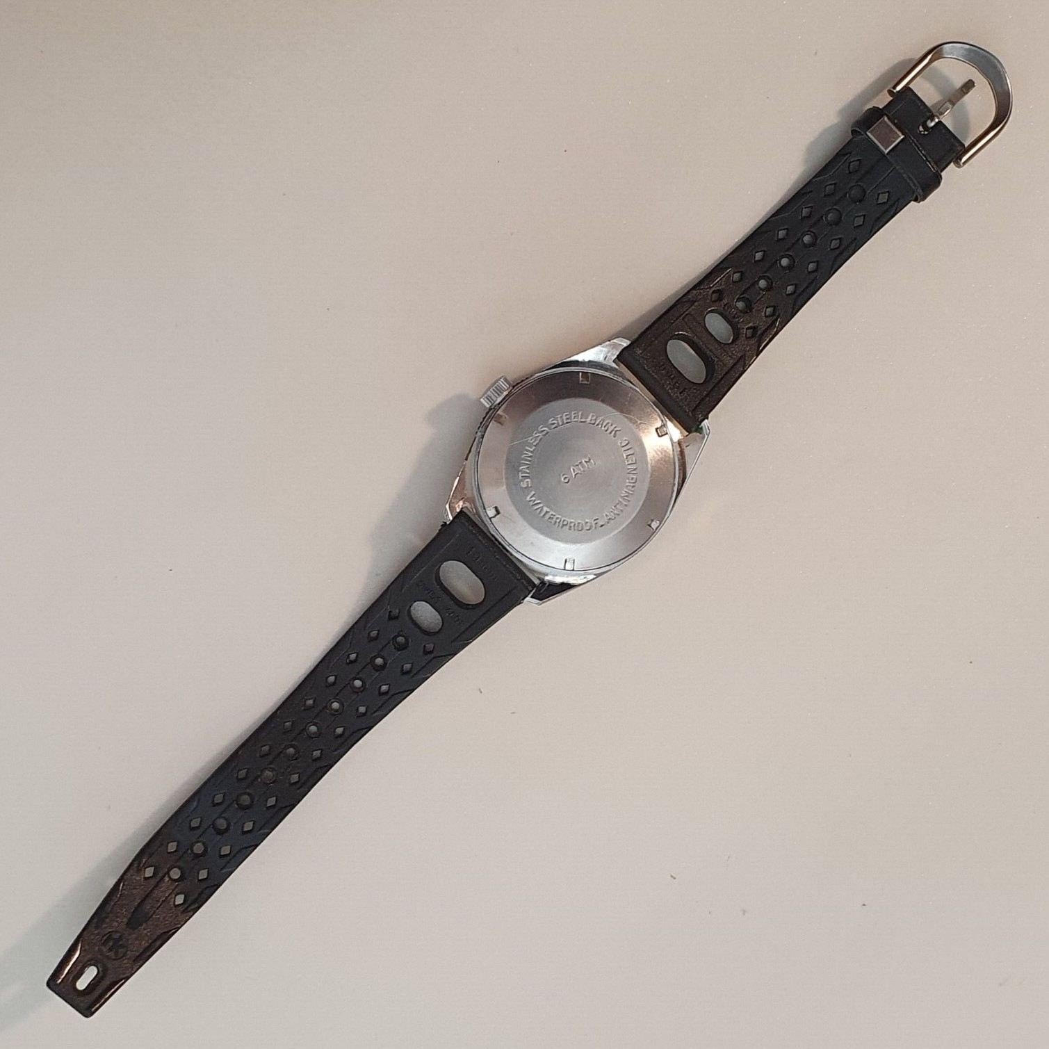 OSCO AQUATIC 36mm Mechanic Cal. Men’s Vintage SkinDiver Watch OS In House 1960
