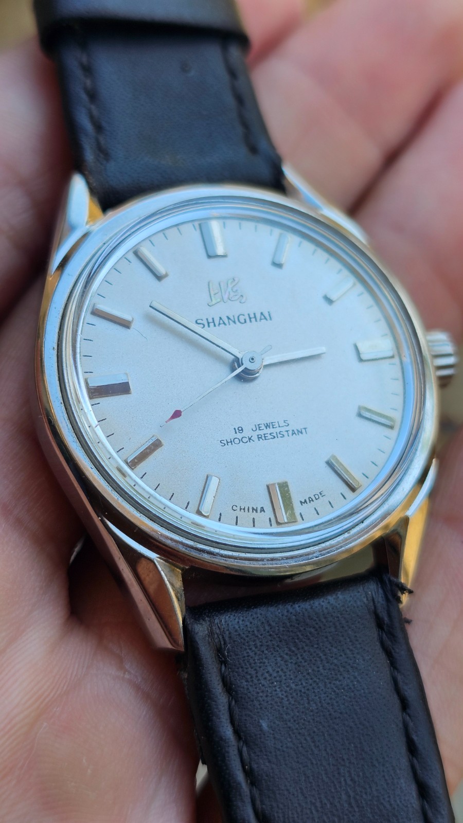 Shangai 19 Jewels Manual Winding Watch