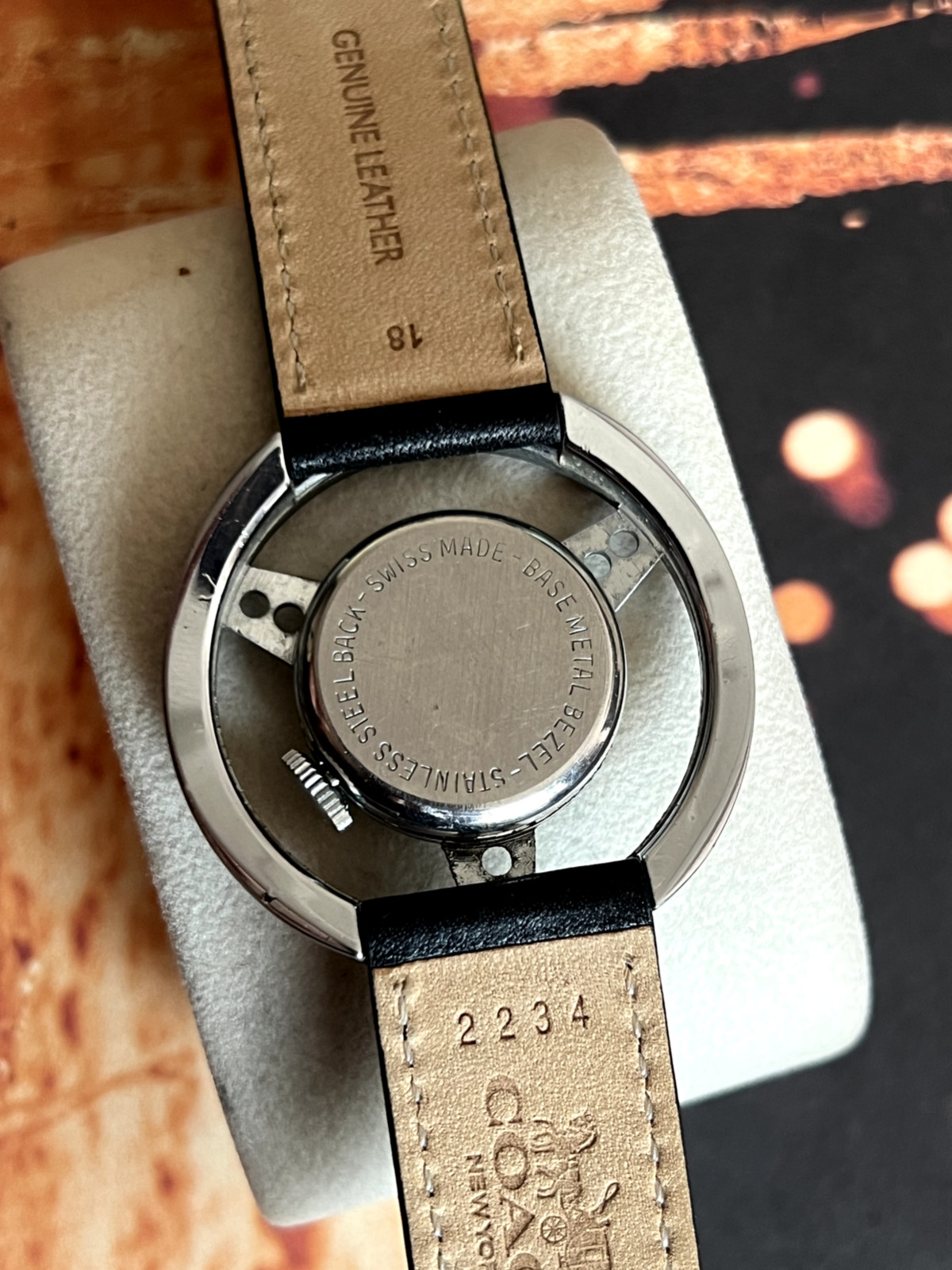 Old england steering wheel HONDA vintage watch manual winding men/unisex