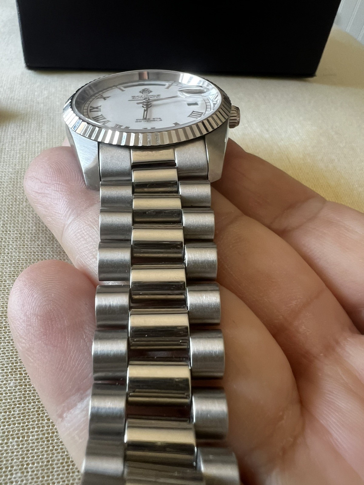 SANDOZ day/date President automatic ETA 2834-2 25Jewels swiss made 1990s