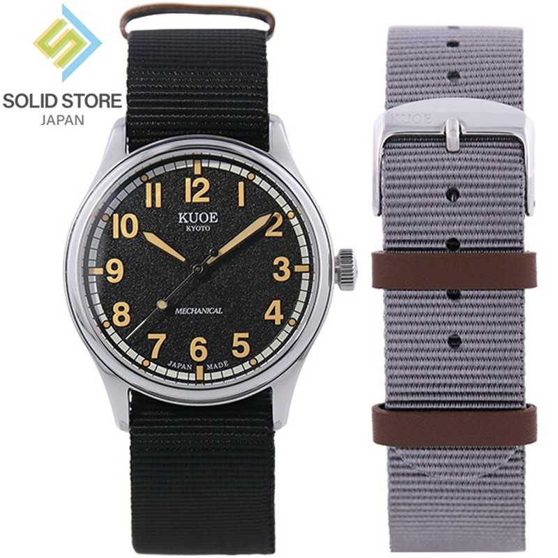 KUOE KYOTO OLD SMITH TiCTAC Special Order Limited Automatic Watch Black 38mm