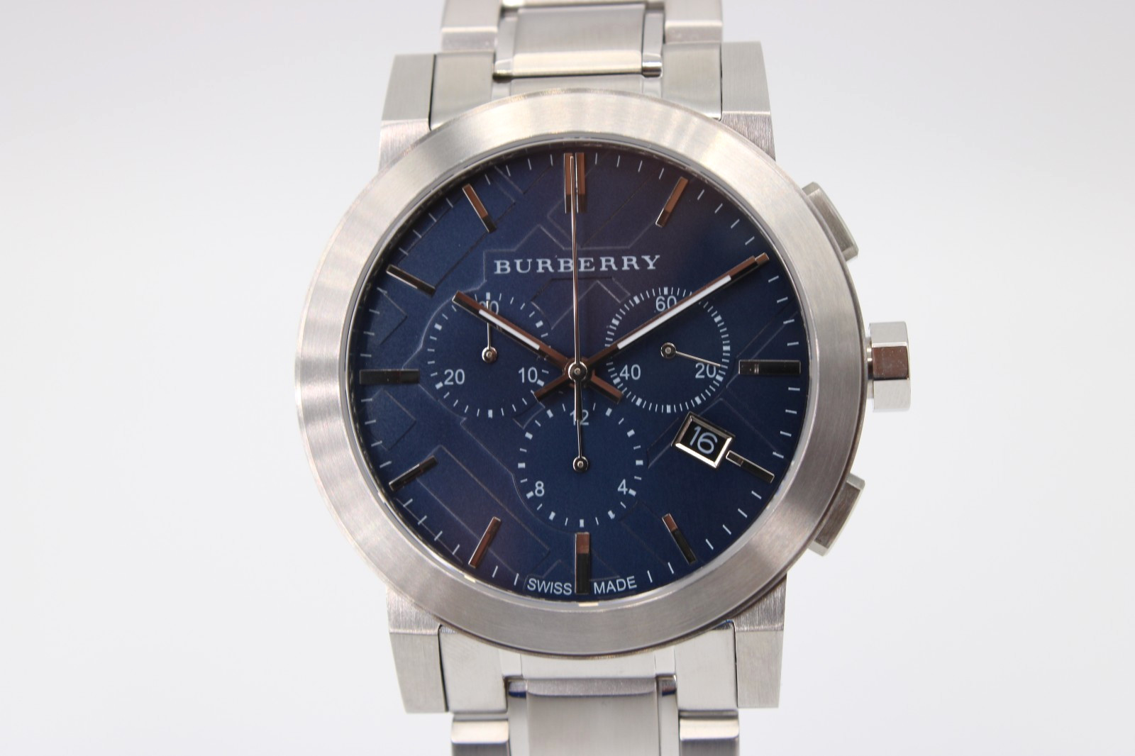 BURBERRY The City BU9363 Blue Dial Stainless Steel Men’s Watch 42mm