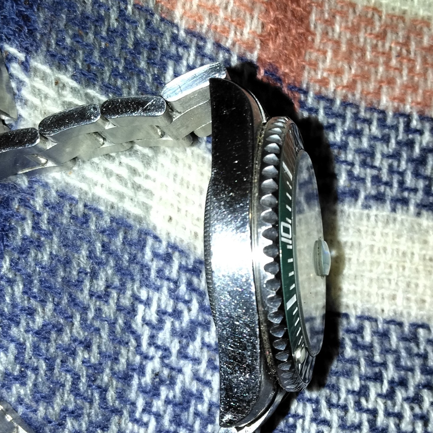 Rolex Submariner Date 41mm Green Dial/Bezel Stainless 2 Tone Bracelet