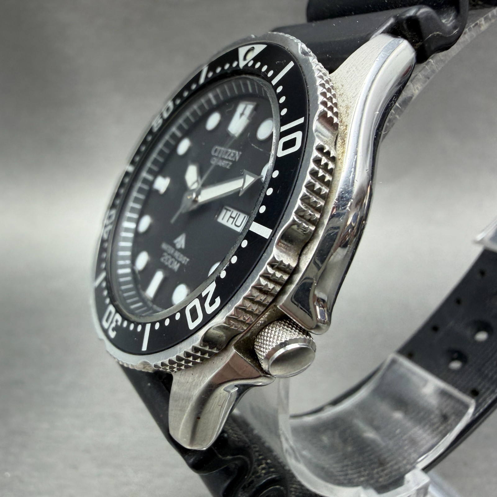 Citizen Promaster Dive Watch Men 38mm Black Dial Steel Daydate 5502-F50352 NewBa