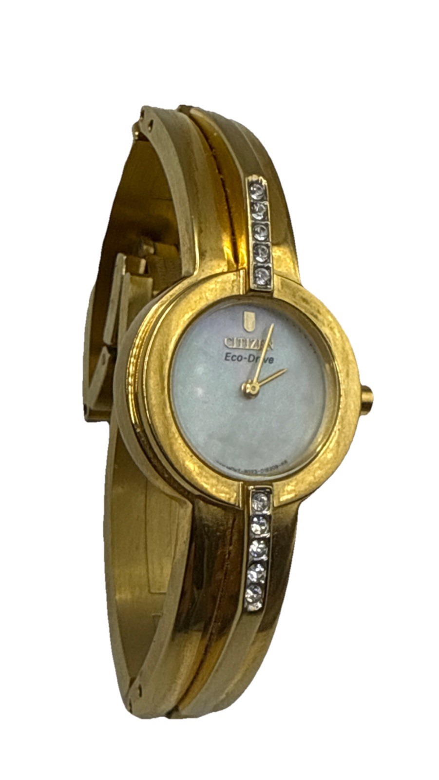 Citizen Eco-Drive Watch Womens B023-D16209 KA HSB Watch White Dial 6.25” WORKS