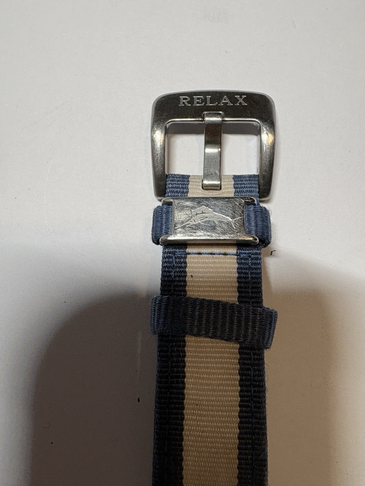 Tommy Bahama RLX1027 RELAX Blue watch – Blue and White band SEE DESCRIPTION