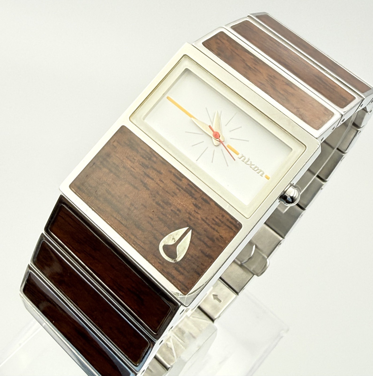 Nixon The Chalet Wood Panel Quartz Watch Wrist 18cm (7.1in) – Rank B