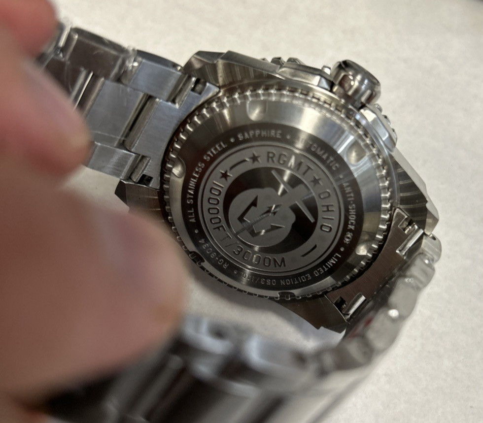 RGMT Ohio RG-8034-0B Limited Edition 58/100 Automatic Smokey White