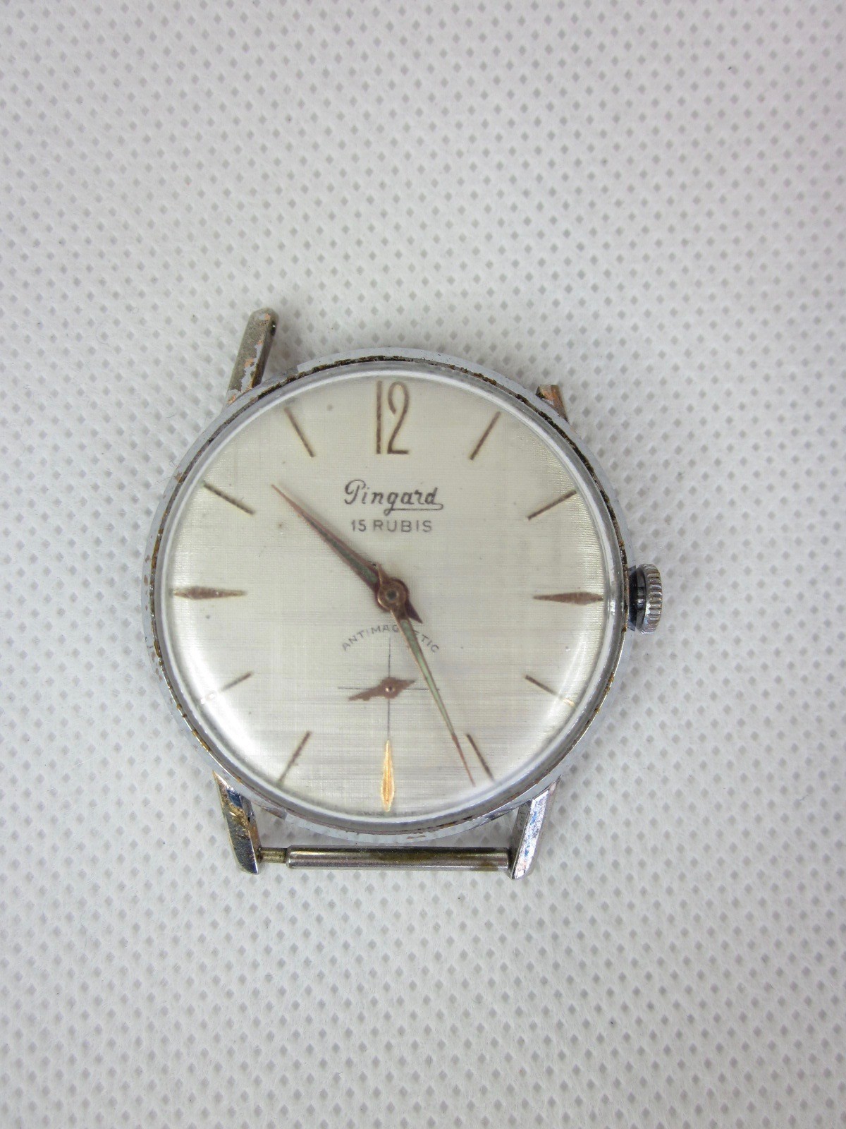 PINGARD 15 RUBIES SWISS VINTAGE MOVEMENT OK DIAL WRISTWATCH FOR MEN