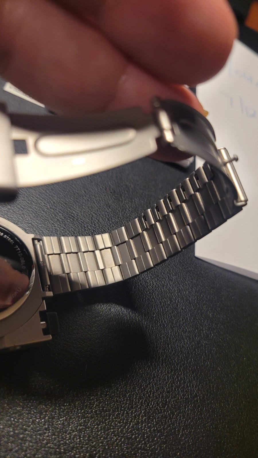 Seiko Giugiaro Design Quartz Chronograph 42mm SS Silver Bracelet Box Papers