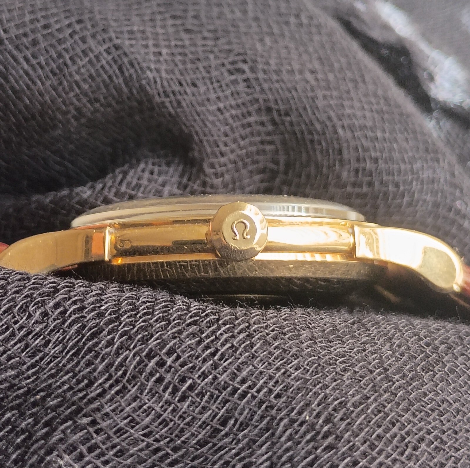 18k Solid Gold OMEGA Constellation Arrow Markers Automatic Vintage Men’s Watch