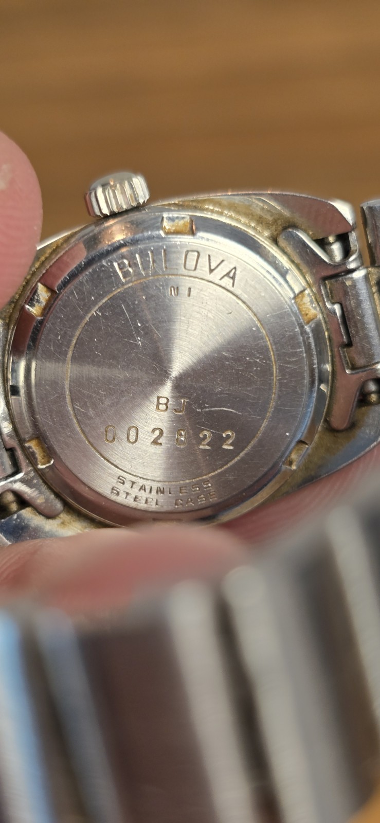 Vintage 1971 Bulova N1 Automatic 17J Cal 7 BCAC 22mm Ladies Watch Stainless