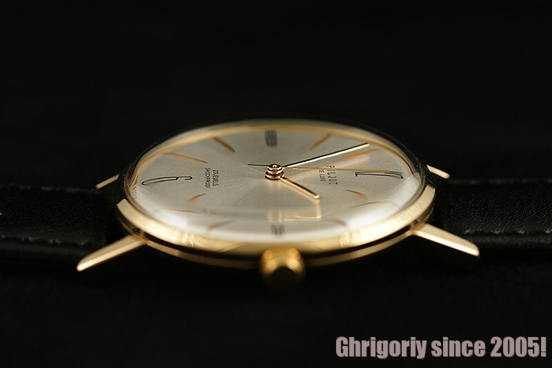 Luxury style Rare dial ultra slim FASHION wrist watch Luch De Luxe 2209 POLJOT