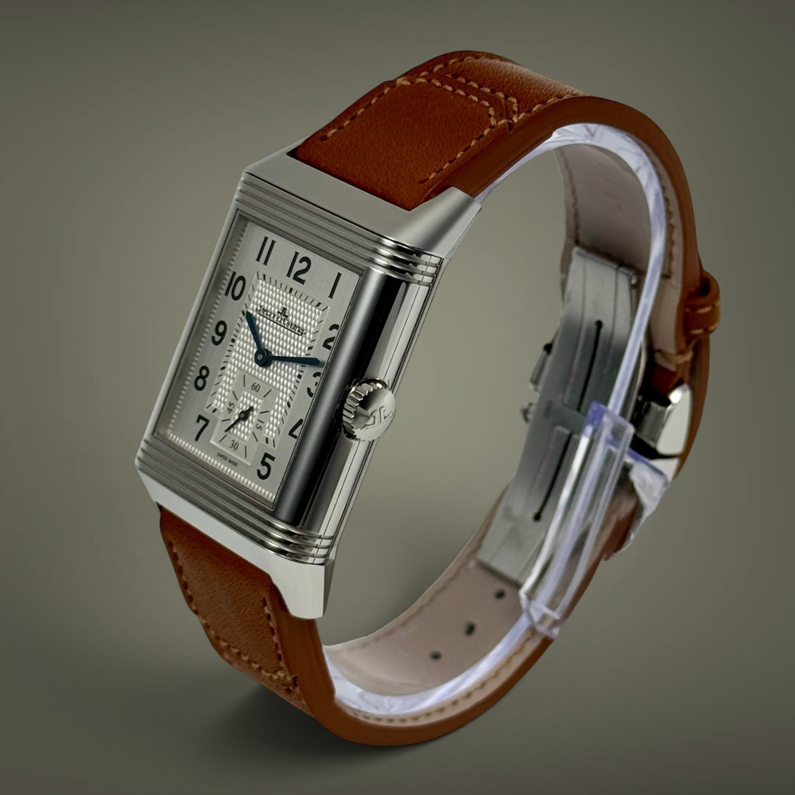 MINT Jaeger-LeCoultre JLC Reverso Classic Duoface Small Seconds Q3848423 B&Ps
