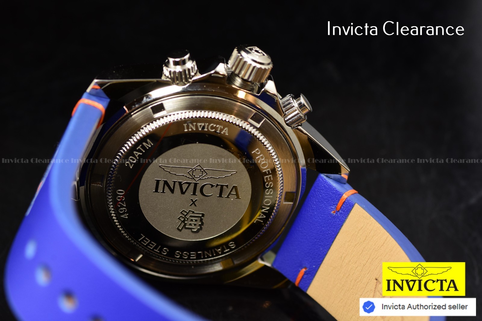 Invicta Mens Speedway FORCES OF NATURE ‘OCEAN’ 40mm Chronograph Blue Tone Watch