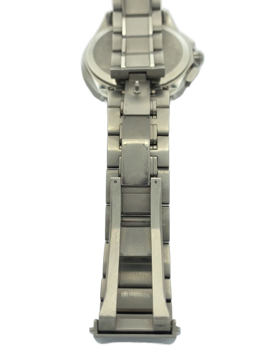 SEIKO Solar Watch Analog Titanium NVY SLV 8B63 0AV0