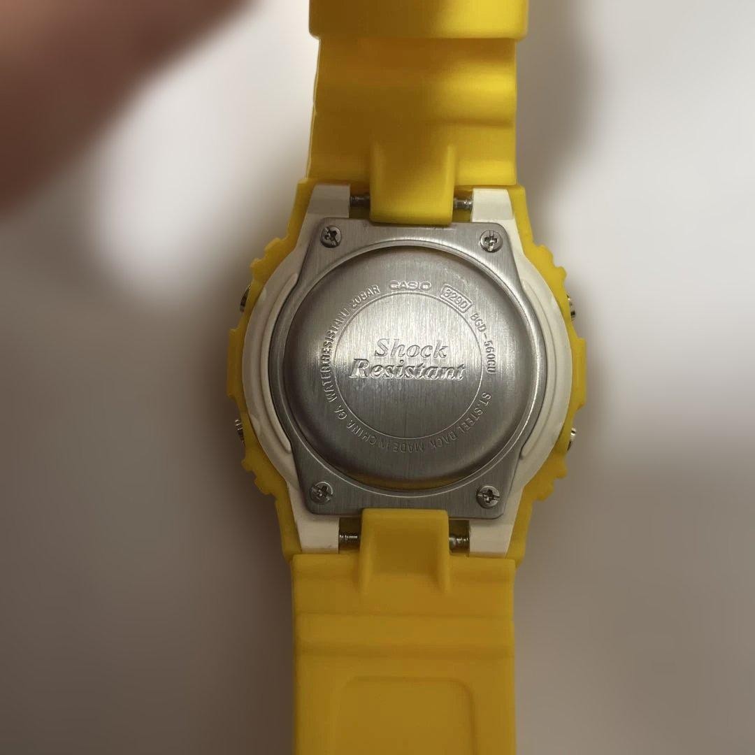 New CASIO Baby G Yellow BGD 560CU 9JF
