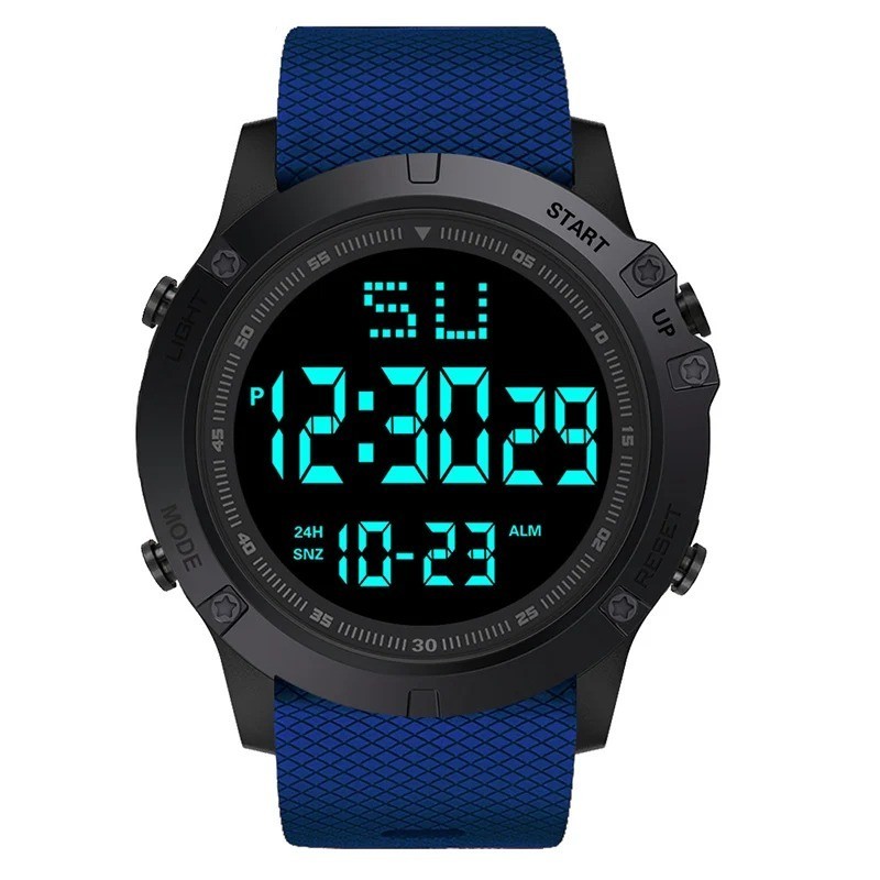 Waterproof Digital Sports Watch Military Tactical LED Backlight Wristwatch Men